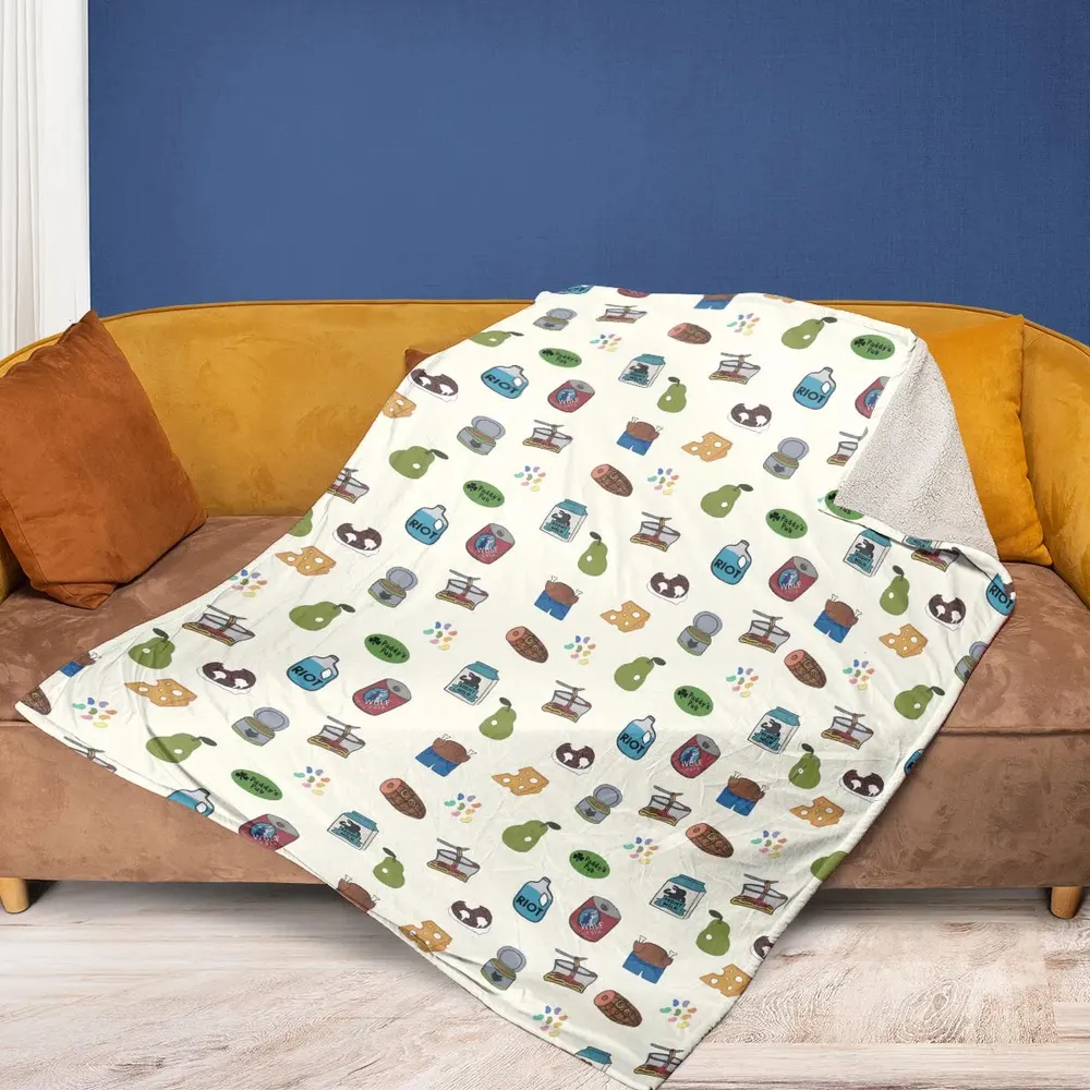 The Food of It's Always Sunny In Philadelphia Fleece Blanket - 2