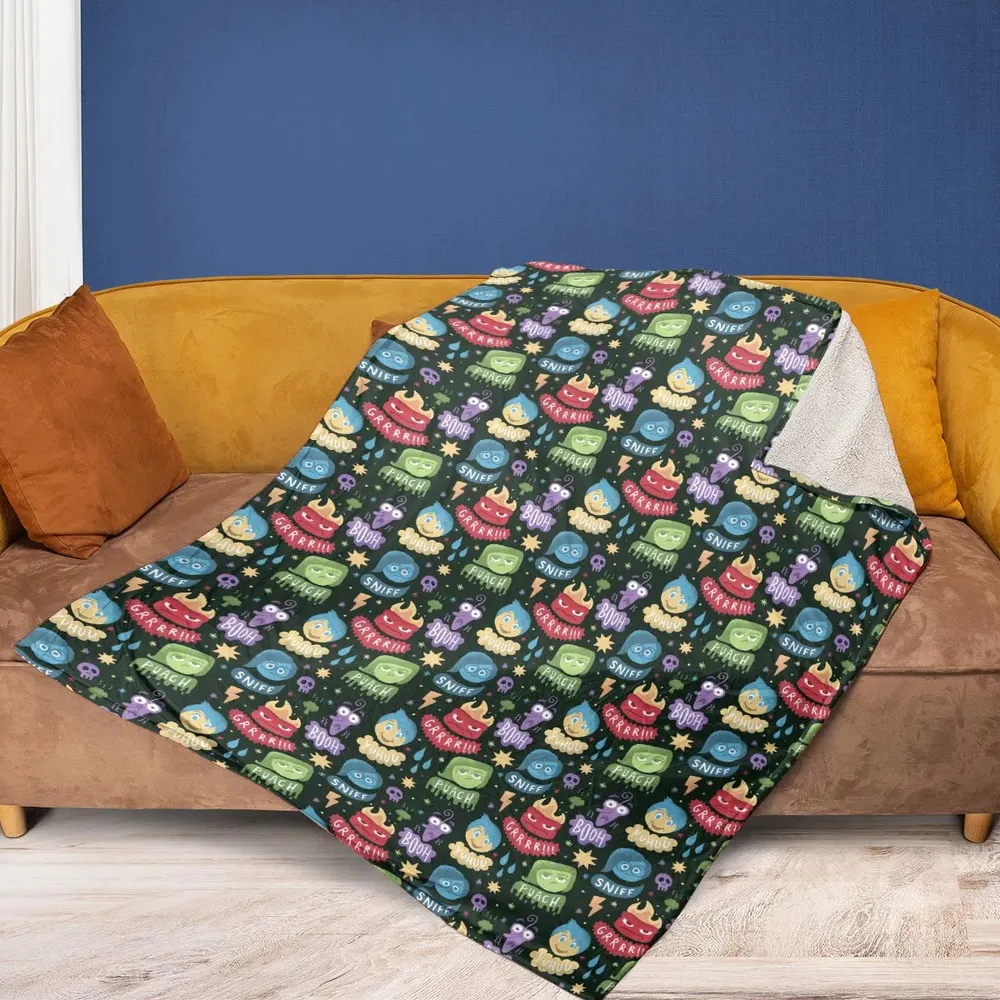 Colourful Mind Inside Out Fleece Blanket - 2