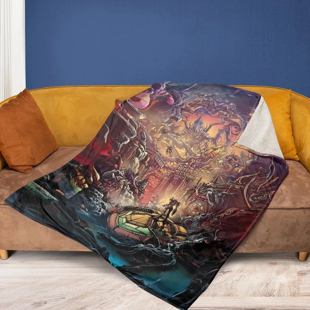 Metroid Prime Fleece Blanket - 2