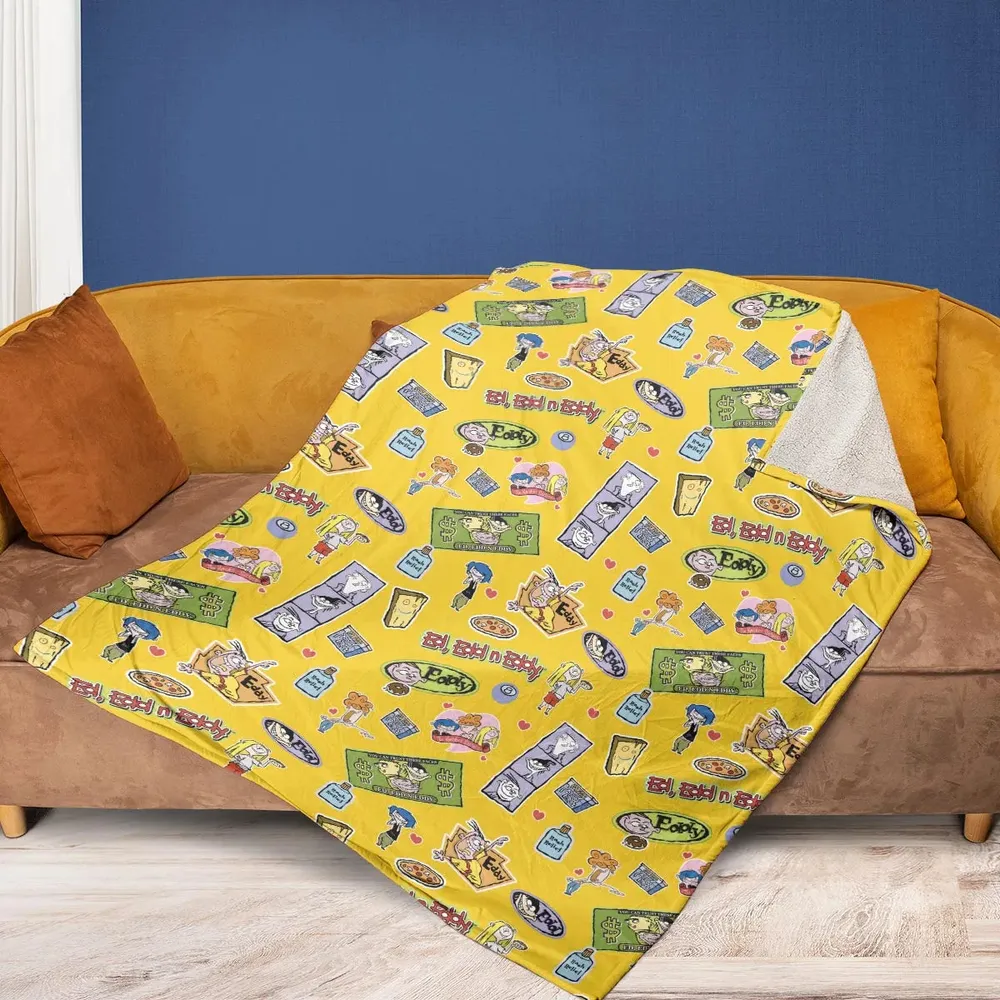 Ed Edd n Eddy n The Kanker Sisters Fleece Blanket - 2