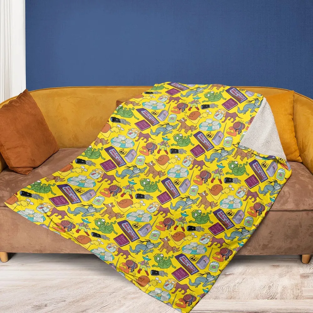 Treehouse of Horror The Simpson Fleece Blanket - 2