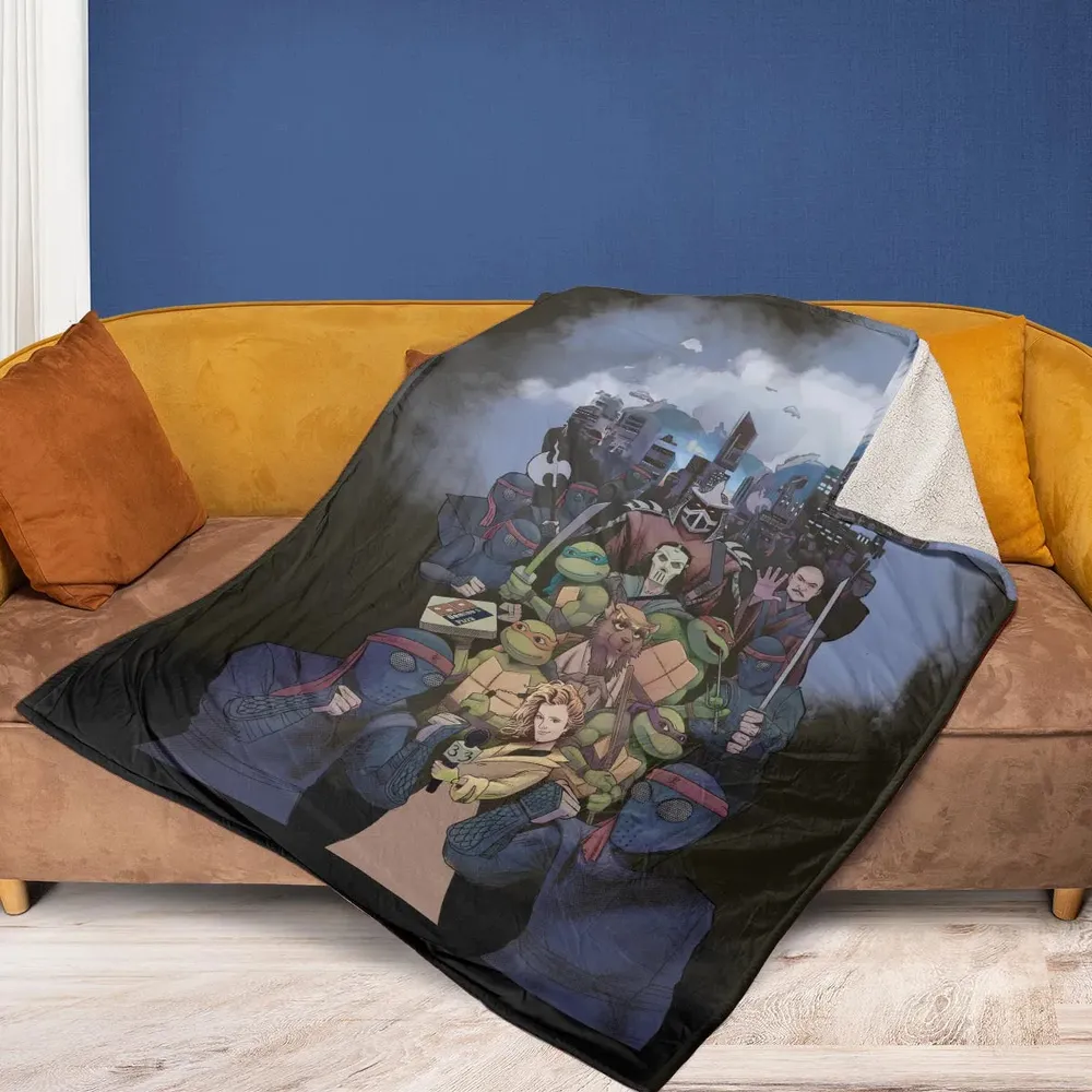 Turtles vs Ninja Teenage Mutant Ninja Turtles Fleece Blanket - 2