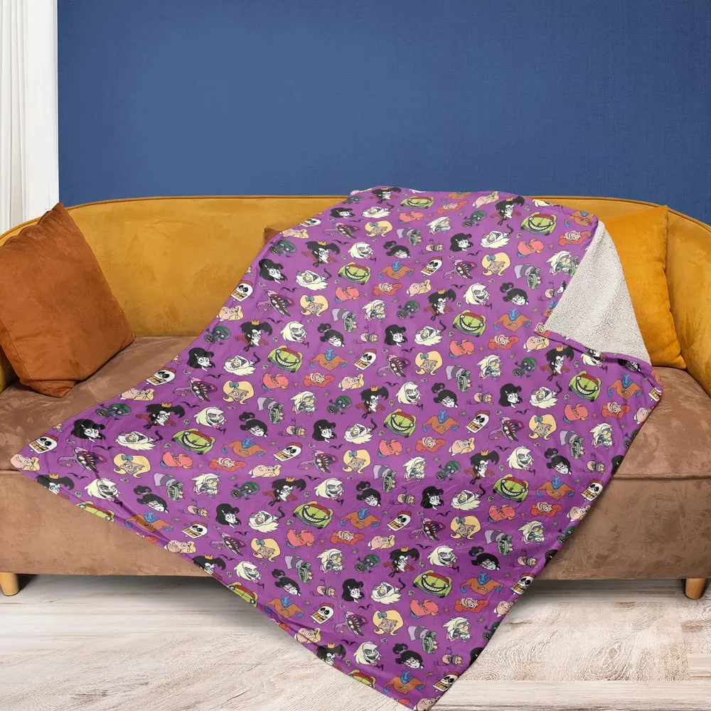 Beetlejuice Cartoon Vintage Fleece Blanket - 2