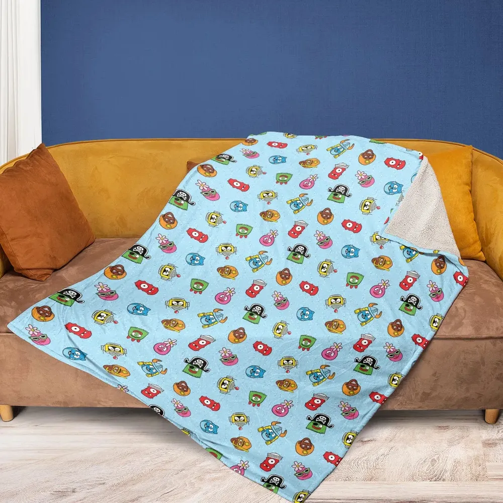 Yo Gabba Gabba Star Wars Mashup Fleece Blanket - 2
