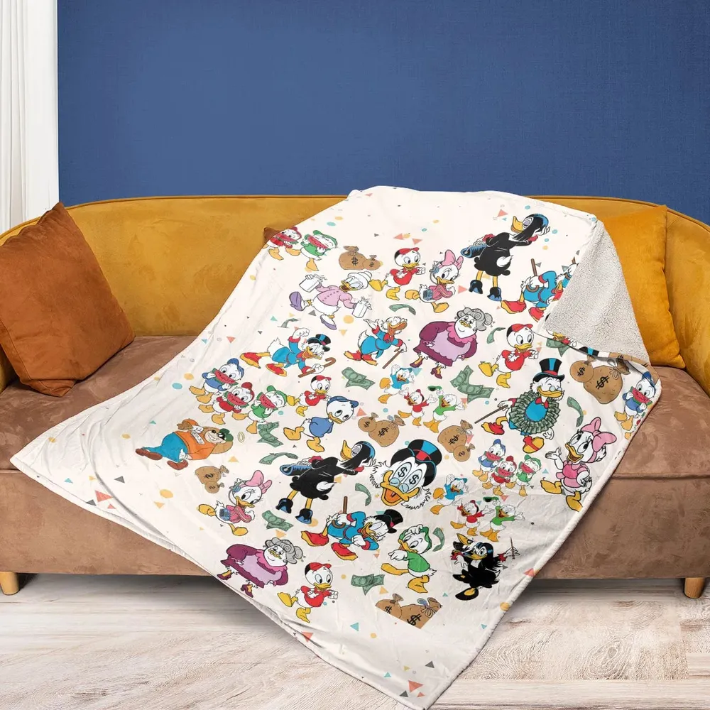 Donald Huey Dewey Ducktales Fleece Blanket - 2