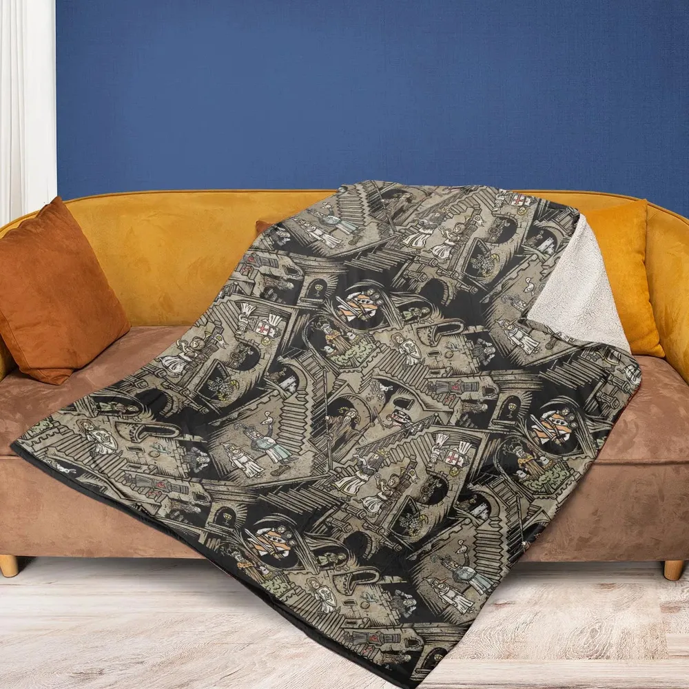 Monty Escher’s Relativity Fleece Blanket - 2