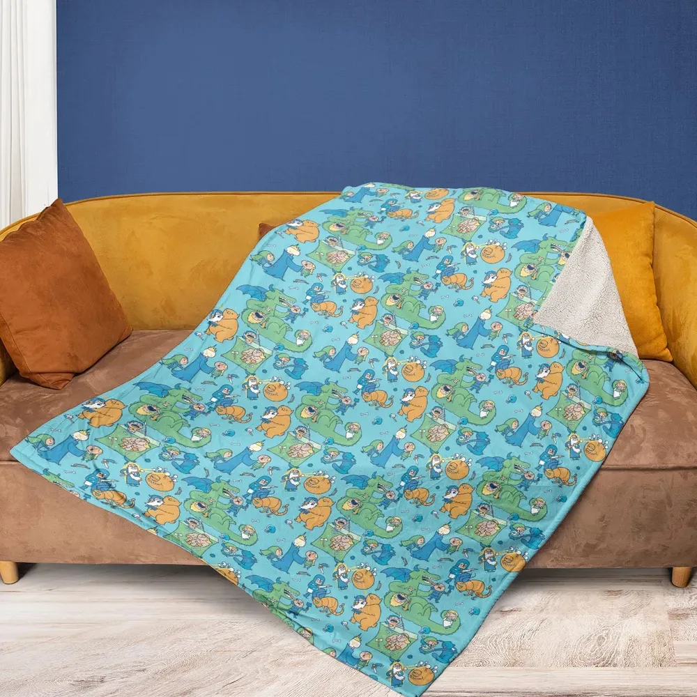 Total Party Kill DnD Fleece Blanket - 2