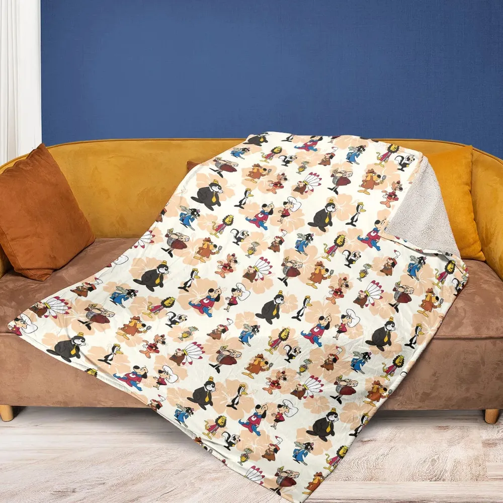 Nostalgia Underdog Characters Fleece Blanket - 2