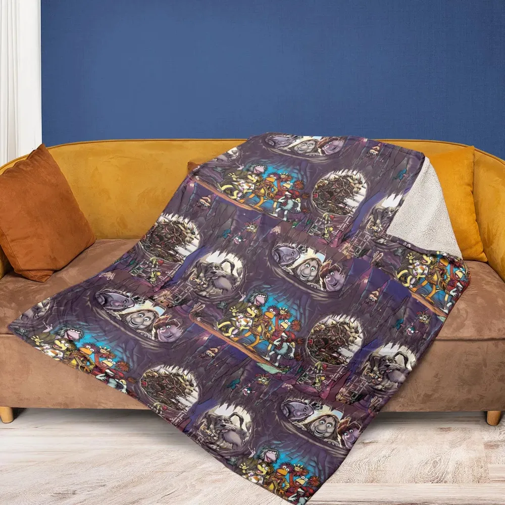 It's All Connected Fraggle Rock Fleece Blanket - 2