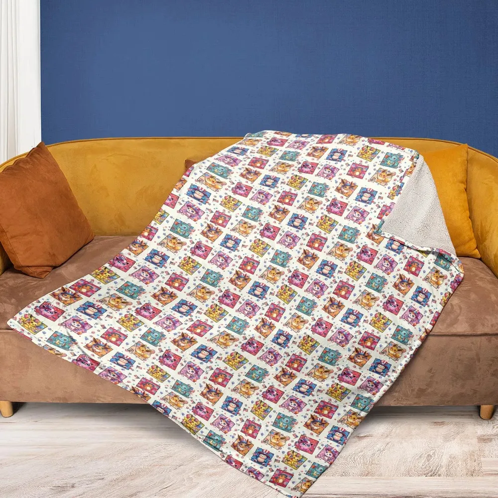 Chill The 4th Out Pokemon Fleece Blanket - 2