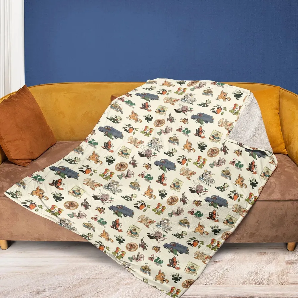 Nostalgia Terrytoons Characters Fleece Blanket - 2