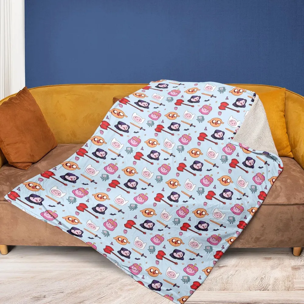 The Gang Adventure Time Fleece Blanket - 2