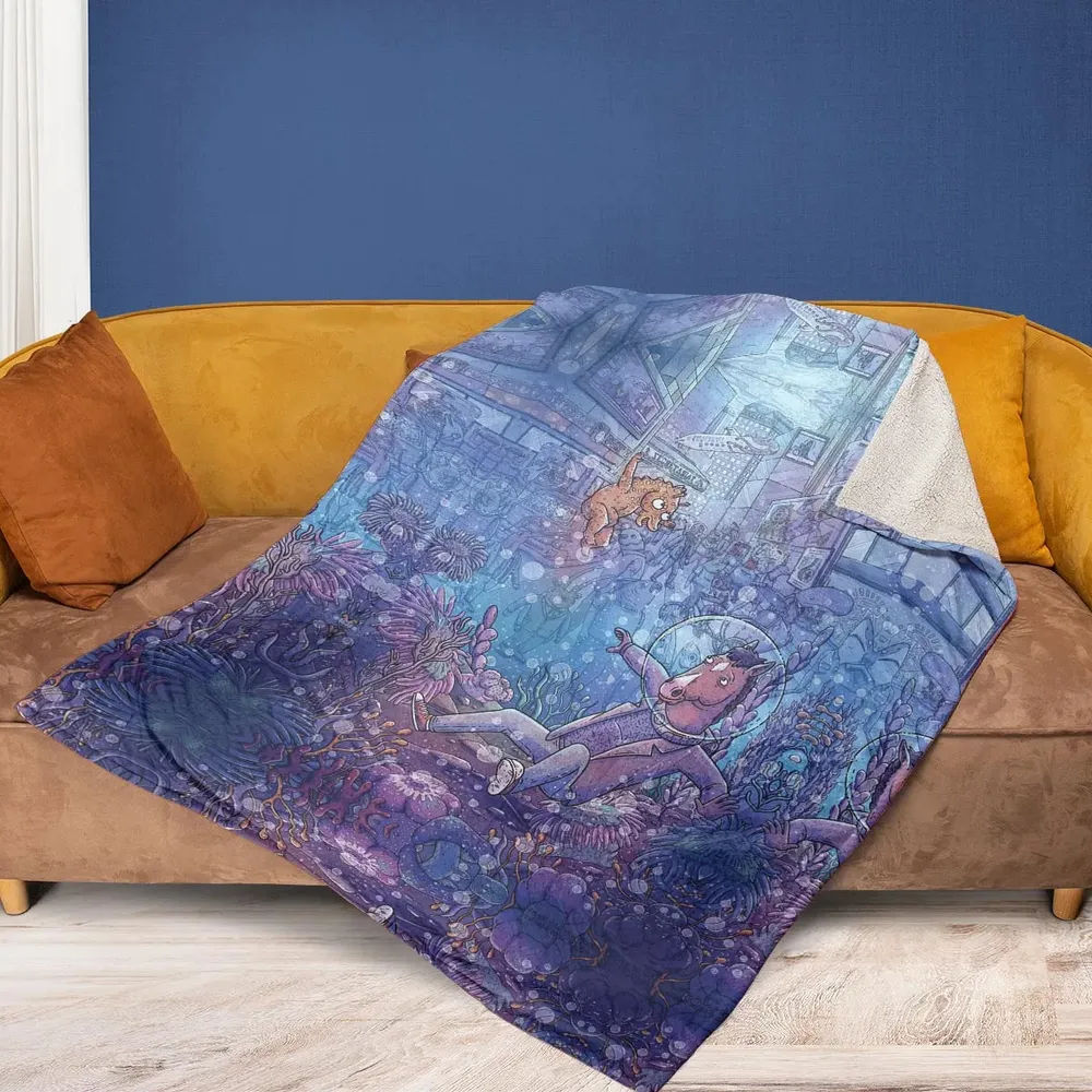 Bojack Horseman Fleece Blanket - 2