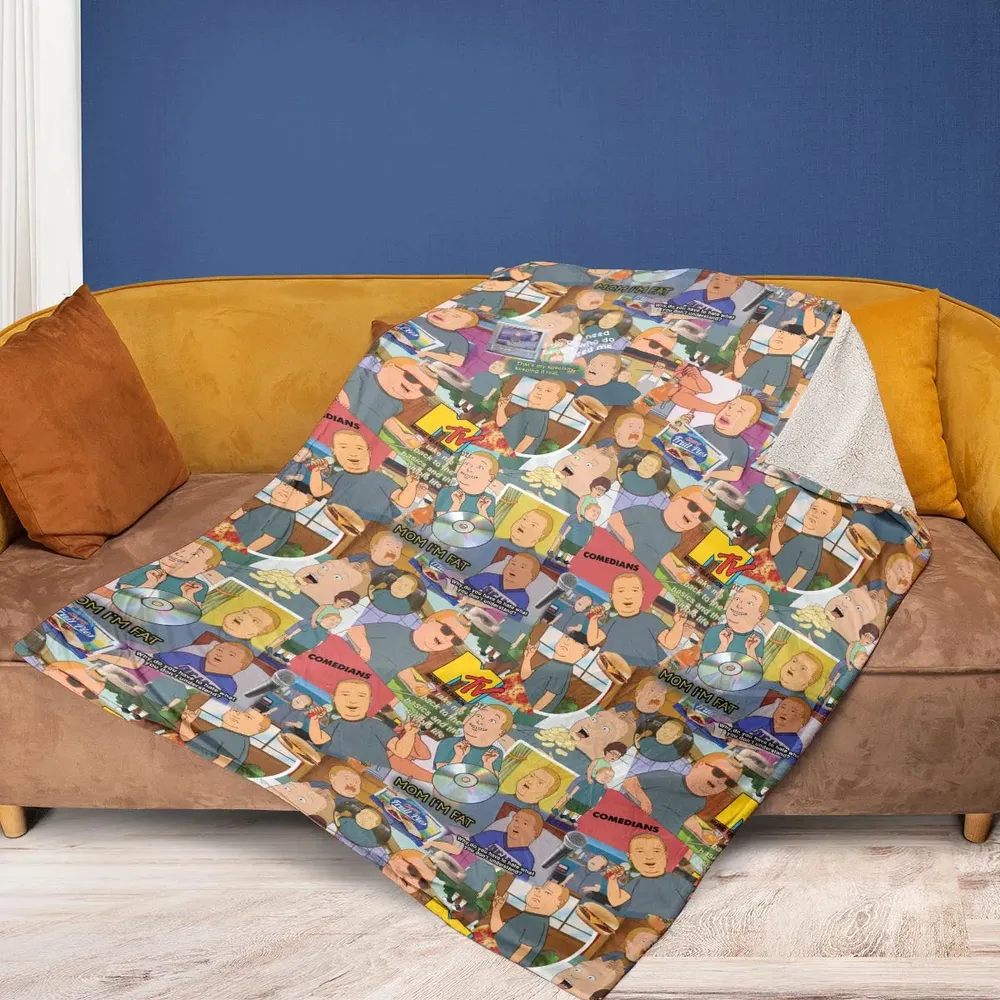 Comedian Bobby King Of The Hill Fleece Blanket - 2