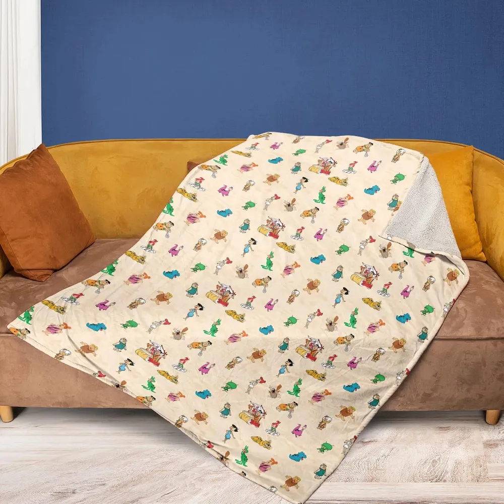 Bedrock The Flintstones Fleece Blanket - 2