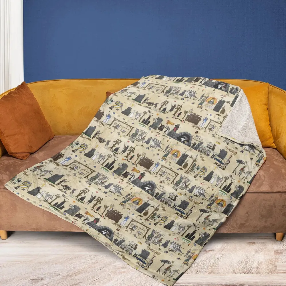 Bayeux Tapestry Monty Python Fleece Blanket - 2