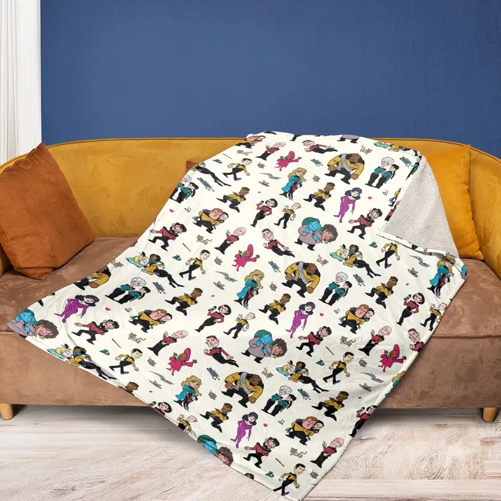 Star Trek TNG Tribute Fleece Blanket - 2