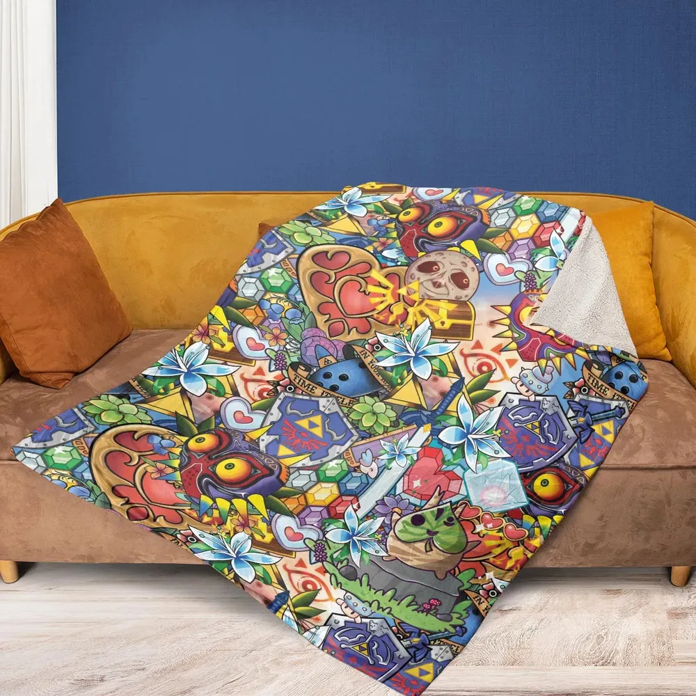 A Majora's Mask The Legend of Zelda Fleece Blanket - 2