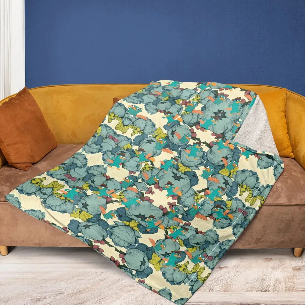 Perry The Platypus Phineas and Ferb Fleece Blanket - 2