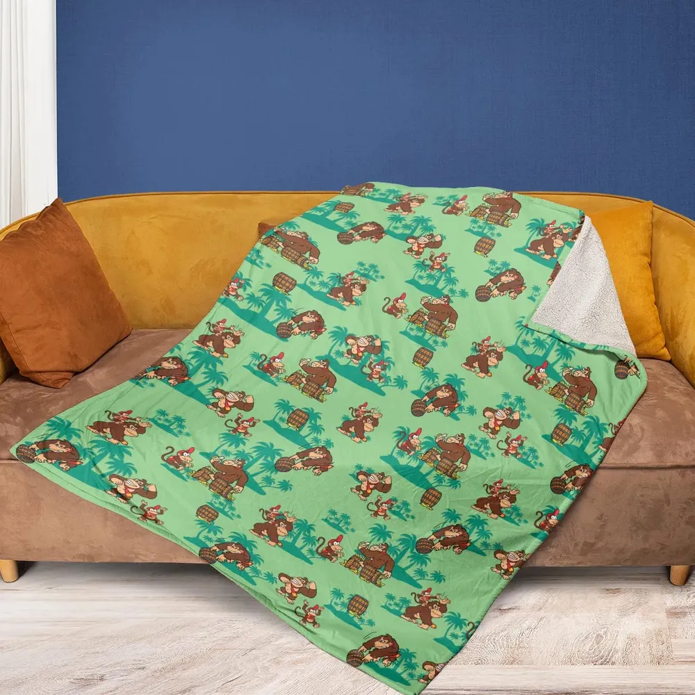 Donkey Kong & Diddy Kong Fleece Blanket - 2