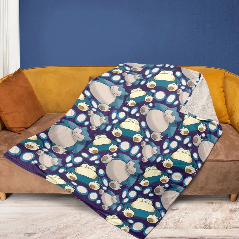 Snorlax Pokemon Fleece Blanket - 2