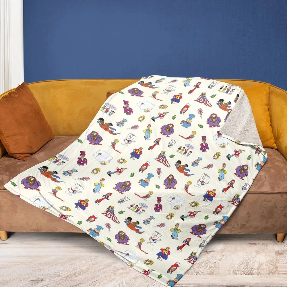 Schoolhouse Rock Characters Fleece Blanket - 2