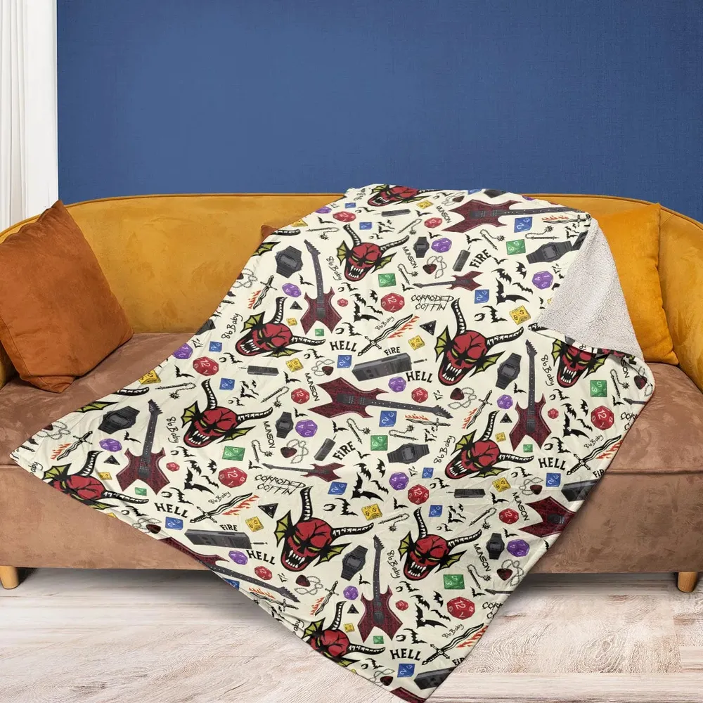 Hellfire Club Stranger Things Fleece Blanket - 2