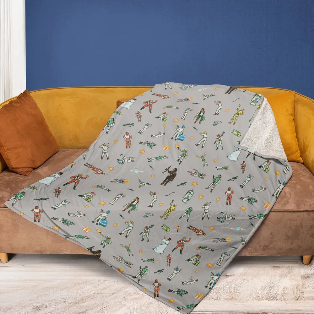 Escape from the Death Star Star Wars Fleece Blanket - 2