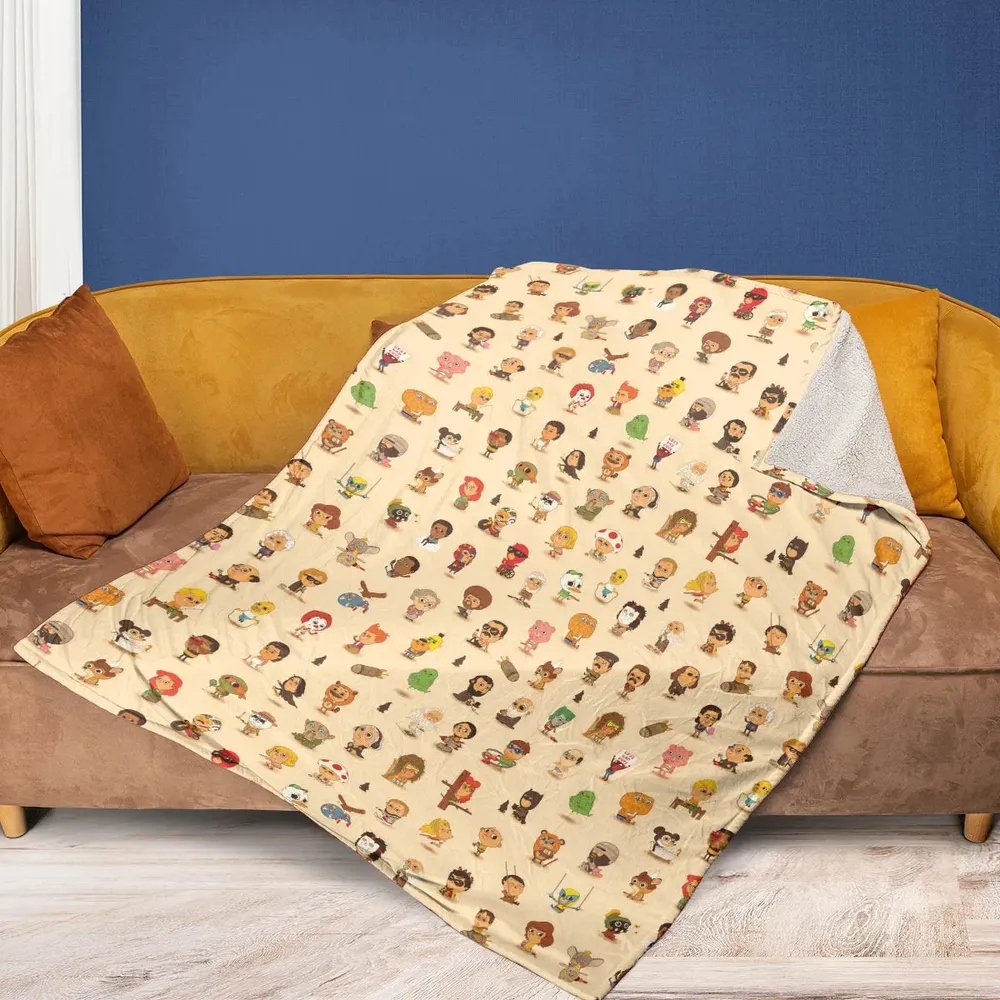 Mini Famous Characters Fleece Blanket - 2