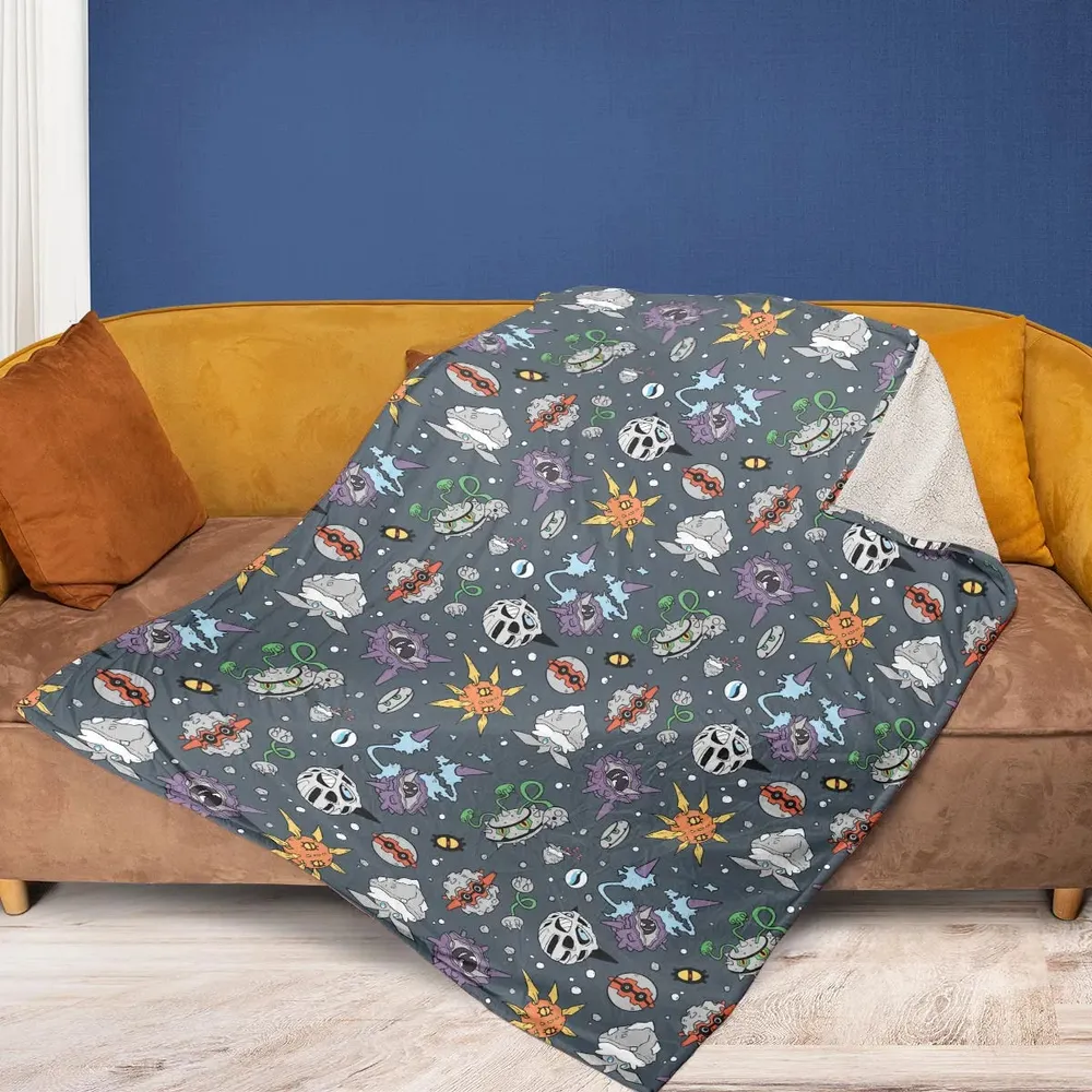 Rock Type Pokemon Fleece Blanket - 2