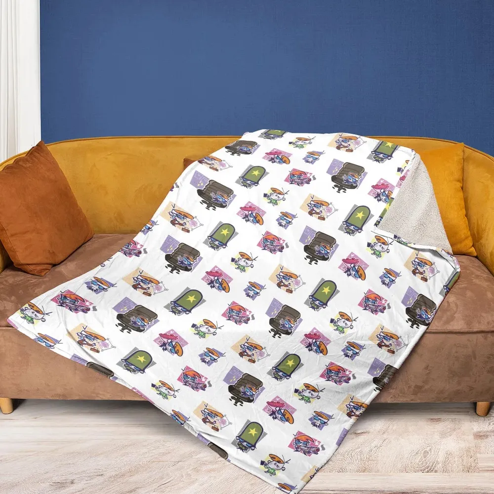 Dexter's Laboratory Characters Fleece Blanket - 2