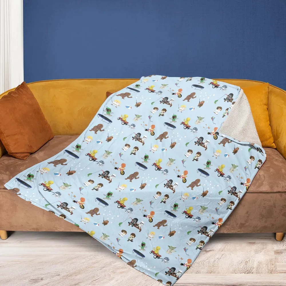 Go Fishing with Star Wars Characters Fleece Blanket - 2