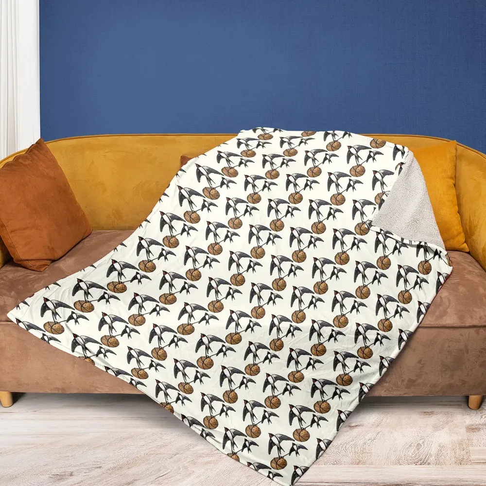 European Swallow Monty Python Holy Grail Fleece Blanket - 2