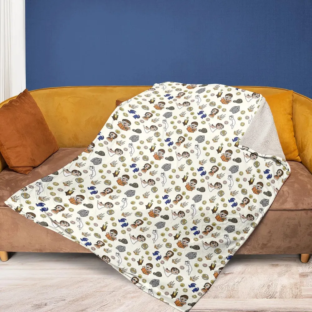 Doodle Luck Dragon Falkor The Neverending Story Fleece Blanket - 2