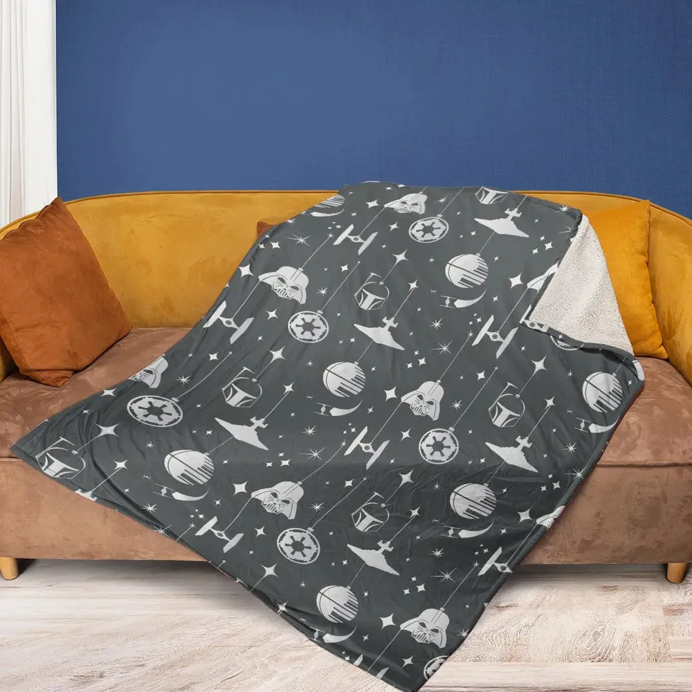 Dark Side Holiday Star Wars Fleece Blanket - 2
