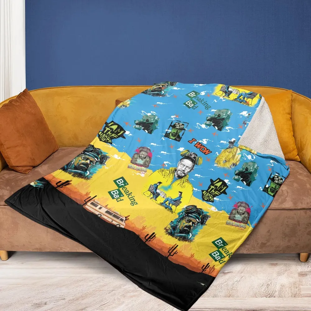 Cooking Meth Breaking Bad Fleece Blanket - 2