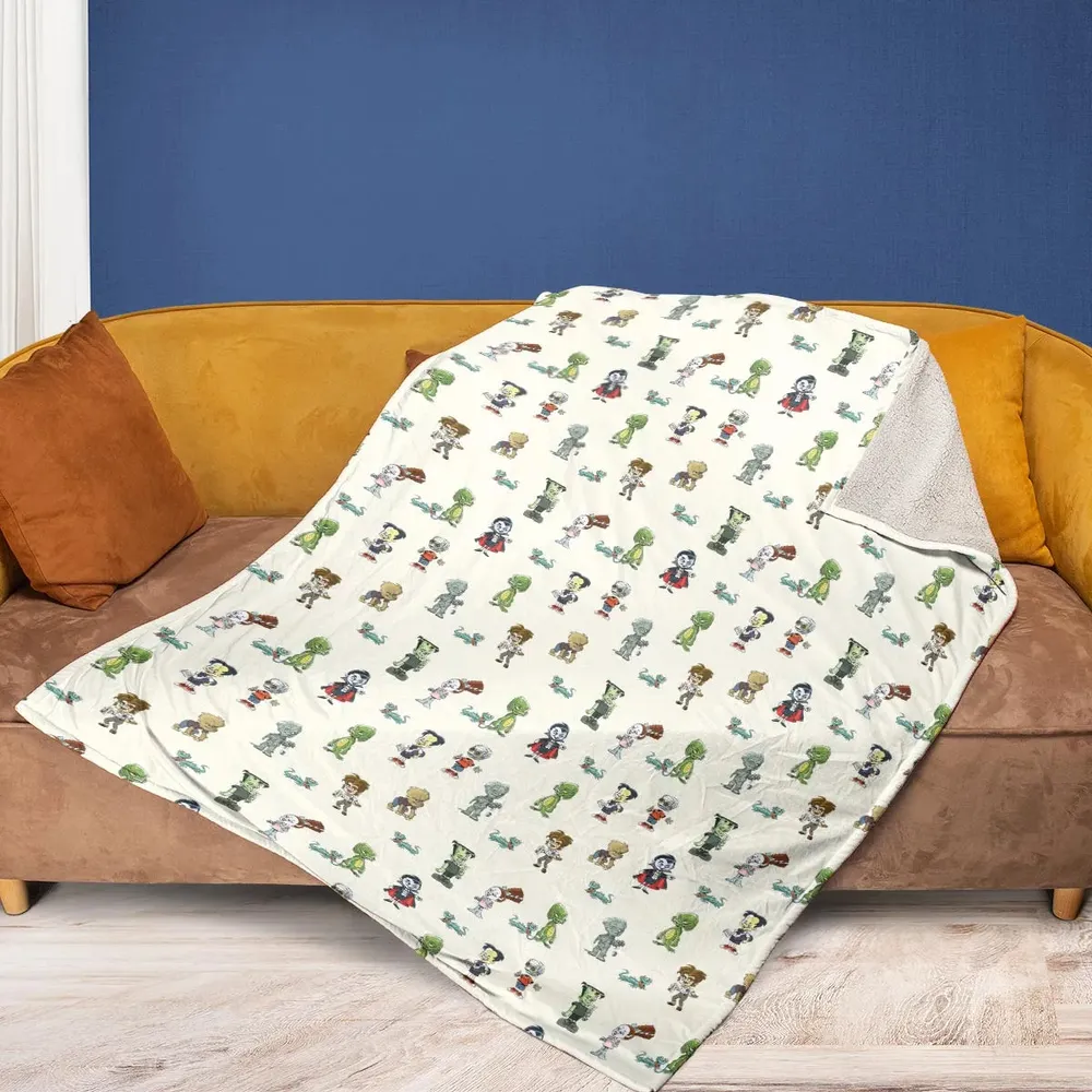 Classic Universal Monster Babies Fleece Blanket - 2