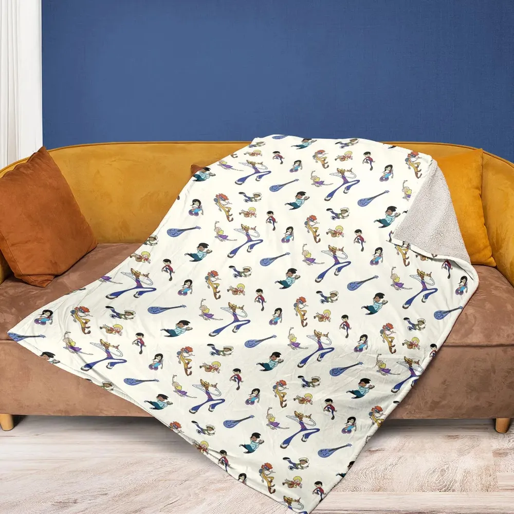 Class Of 3000 Characters Pattern Fleece Blanket - 2