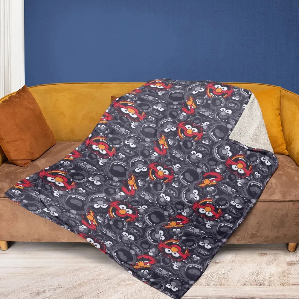 Animal The Muppets Pattern Fleece Blanket - 2