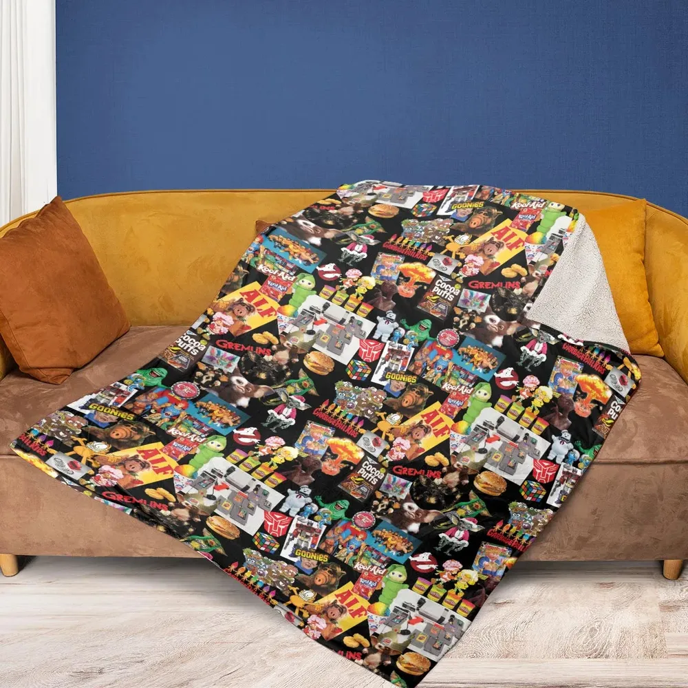 80's Kids Starter Pack Fleece Blanket - 2