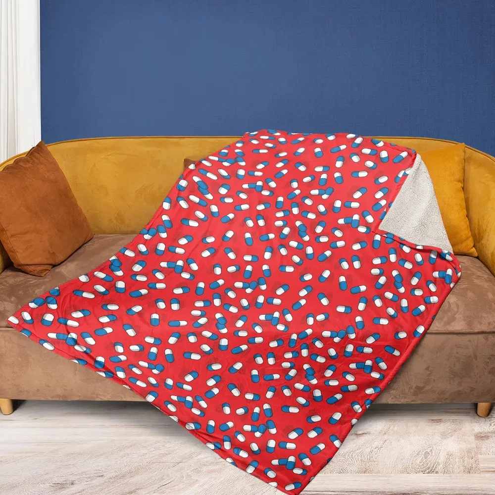 The Capsules Akira Pattern Fleece Blanket - 2