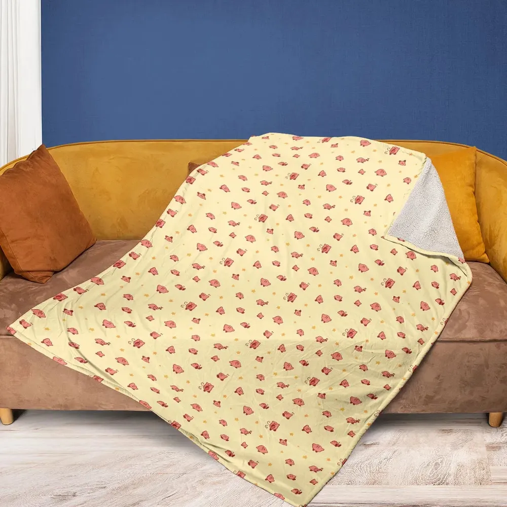 Nintendo Kirby Pattern Fleece Blanket - 2
