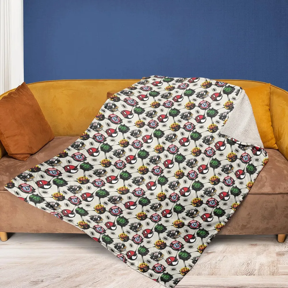 Spider Venom Pattern Fleece Blanket - 2