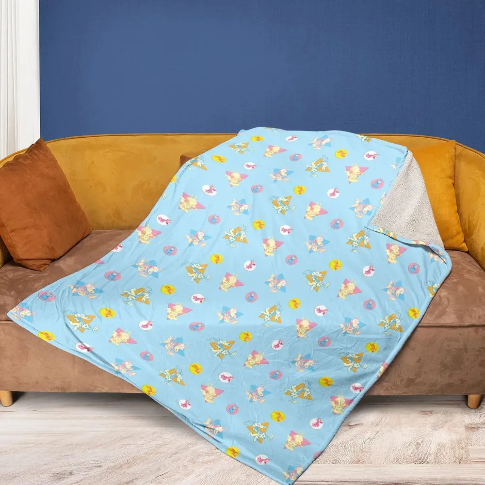 Rocko and Spunky Pattern Rocko's Modern Life Fleece Blanket - 2