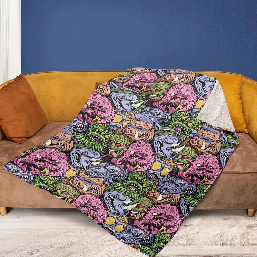 Nostalgic Villains Teenage Mutant Ninja Turtles Fleece Blanket - 2