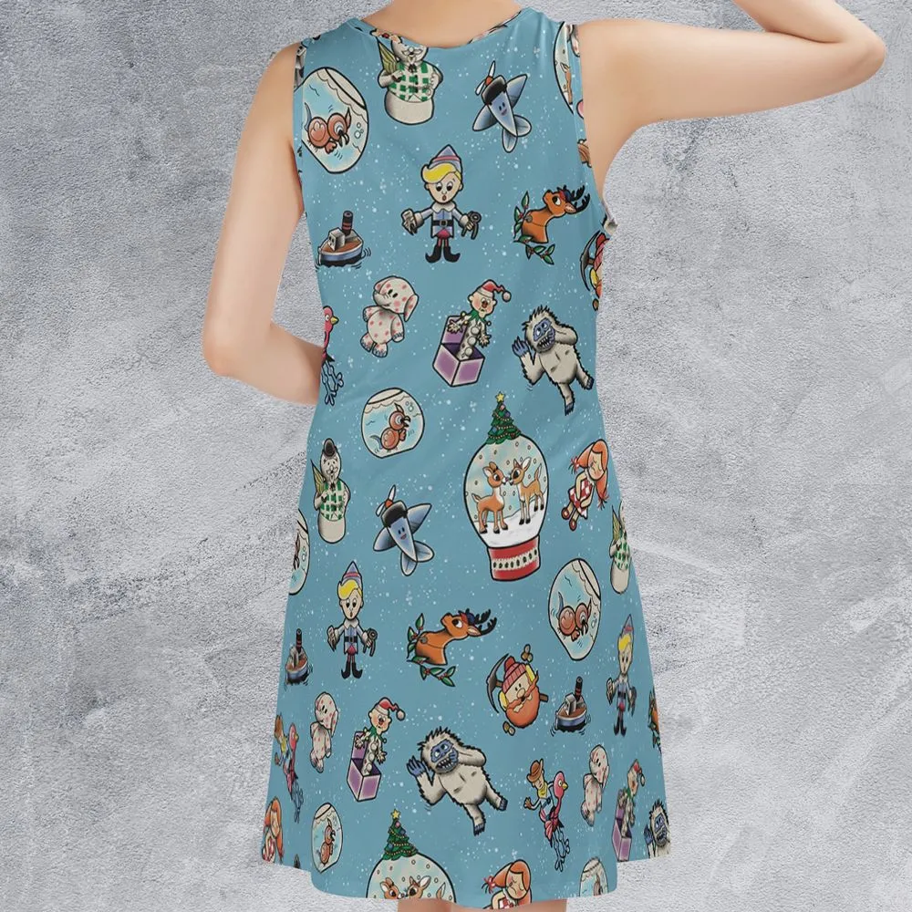 Sleeveless Dress - KA7F81BG -  - 2