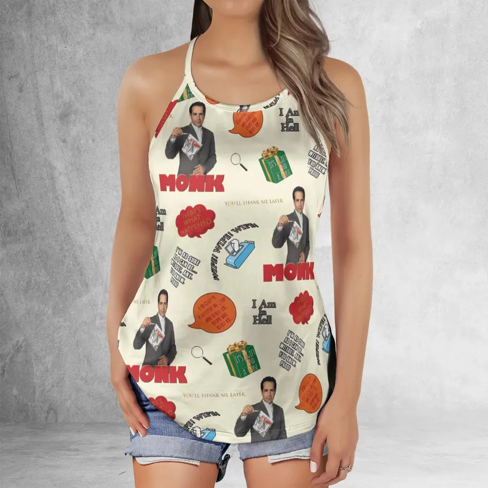 Here’s What Happened Monk Criss Cross Tank Top - 2