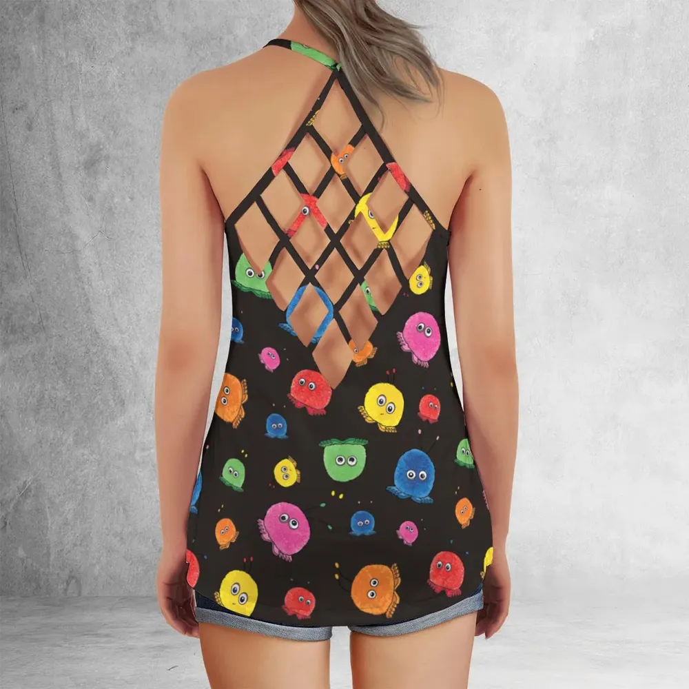 Vintage Fur Toys Weepuls Criss Cross Tank Top - 3