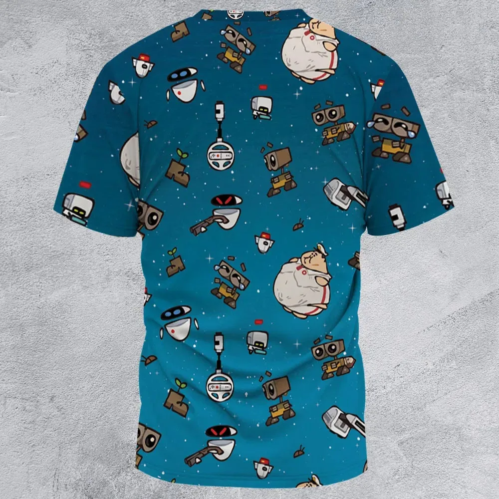 Space Vibes Wall-e All-Over Print Unisex T-Shirt - 2