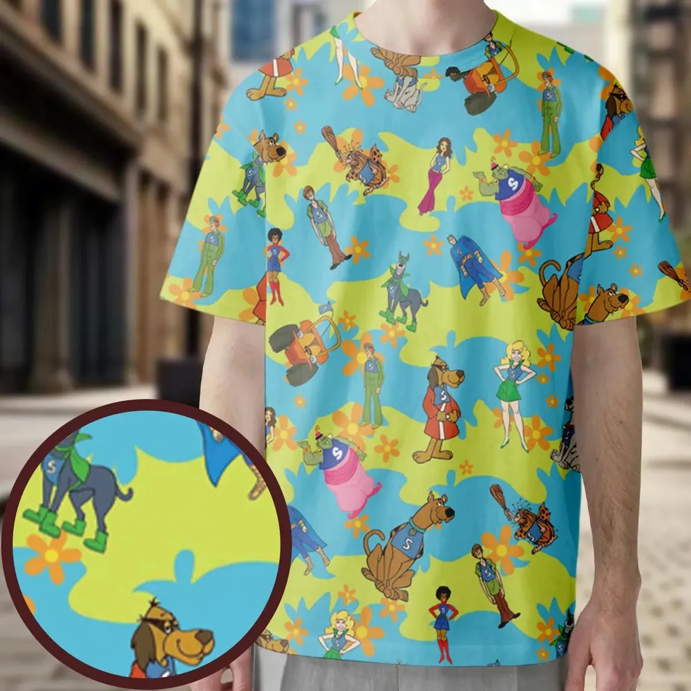 Scooby Gang Scooby Doobies All-Over Print Unisex T-Shirt - 3